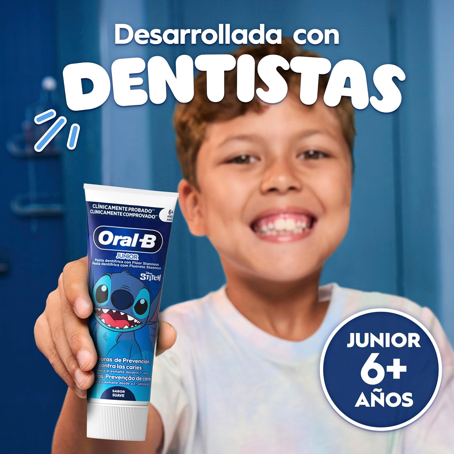 Thumbnail 4 de Oral-B Pro Junior Disney Stitch pasta dientes niños