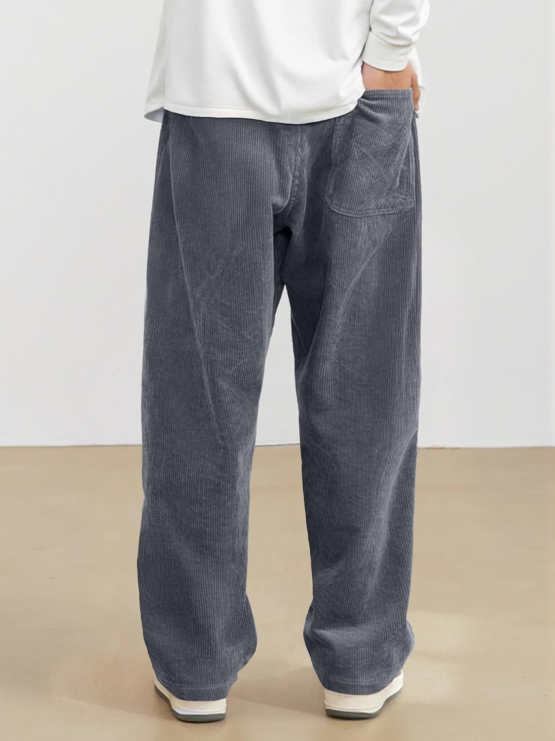 Detalle 1 de JMIERR Mens Corduroy Pants