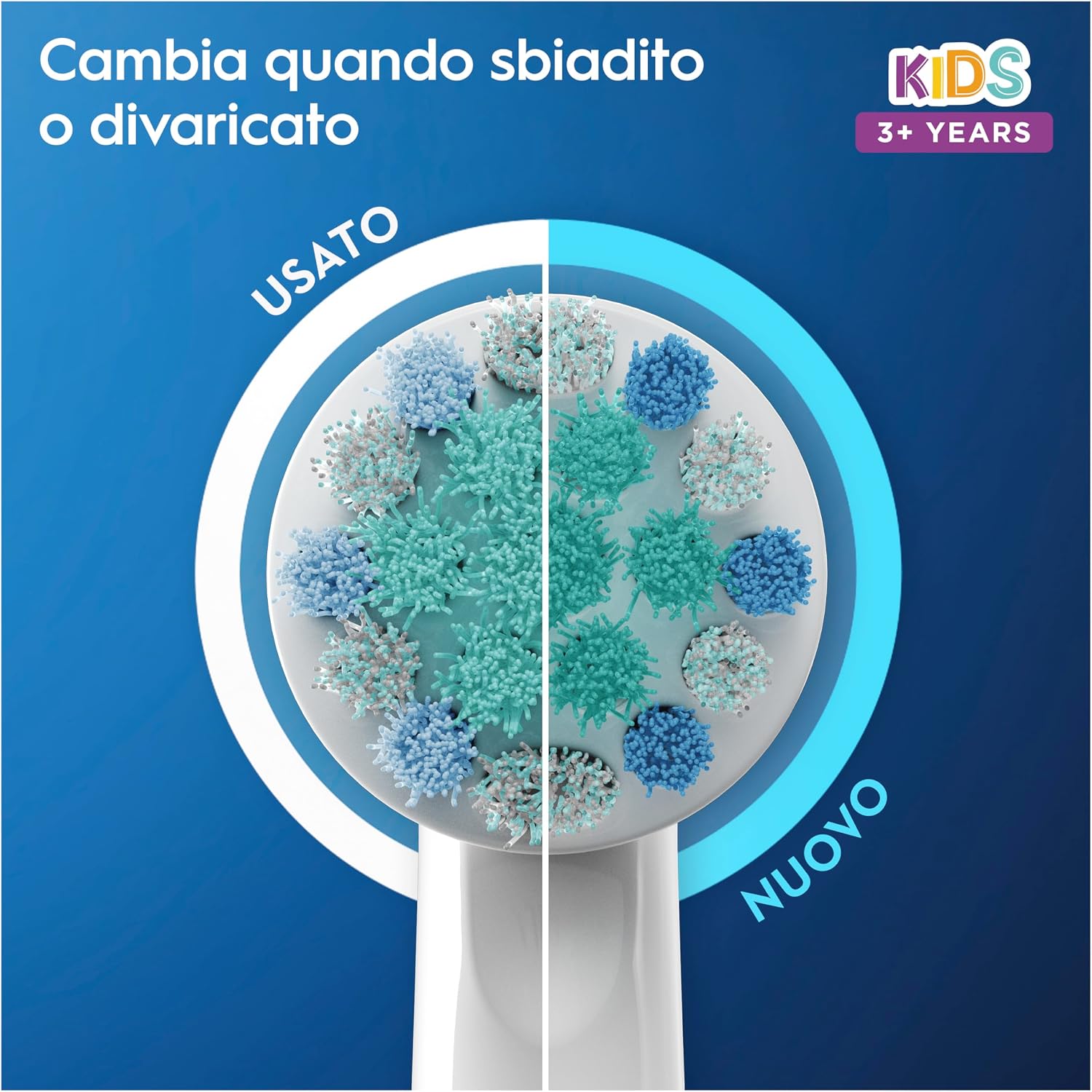 Detalle de Oral-B Kids 3+ Testine Spazzolino Elettrico Marvel Spider-Man – confezione da 8 testine di ricambio