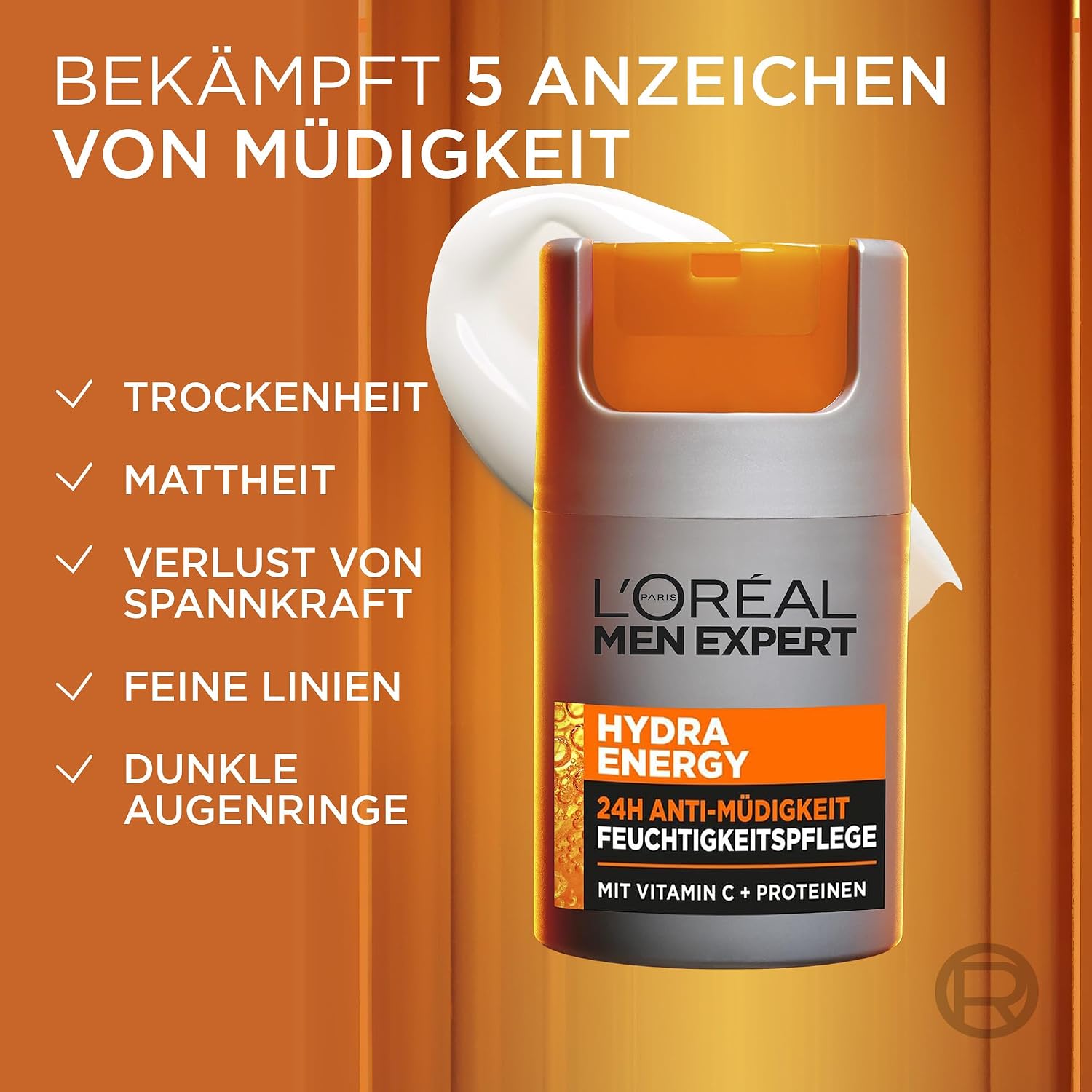 Detalle de L'Oréal Men Expert Hydra Energy Geschenkset – Waschgel & Feuchtigkeitspflege gegen müde Haut