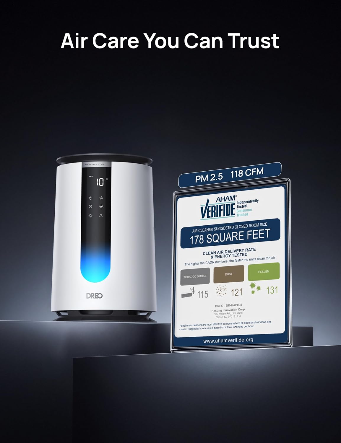 Detalle 2 de DREO Air Purifier DR-HAP008