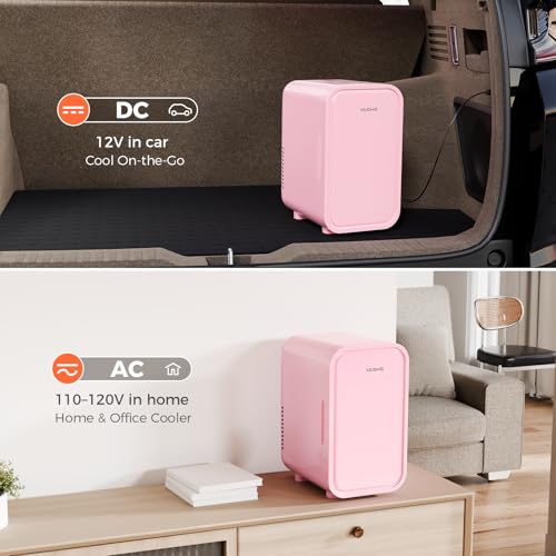 Thumbnail 6 de YASHE Mini Fridge 6 Litre / 8 Can Portable Thermoelectric Cooler (Pink)