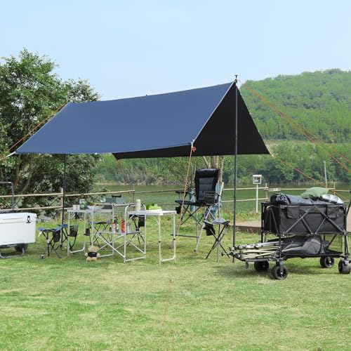 Thumbnail 7 de REDCAMP Teleskop-Zeltstangen, 2er-Set aus Aluminium, 90–230 cm, schwarz