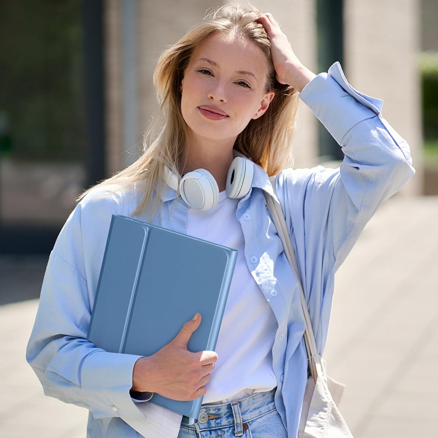 Thumbnail 6 de drivego Tastatur-Hülle für iPad 11./10. Generation (A16, 11. Generation 2025 / 10. Generation 2022) – magnetisch, QWERTZ, blau