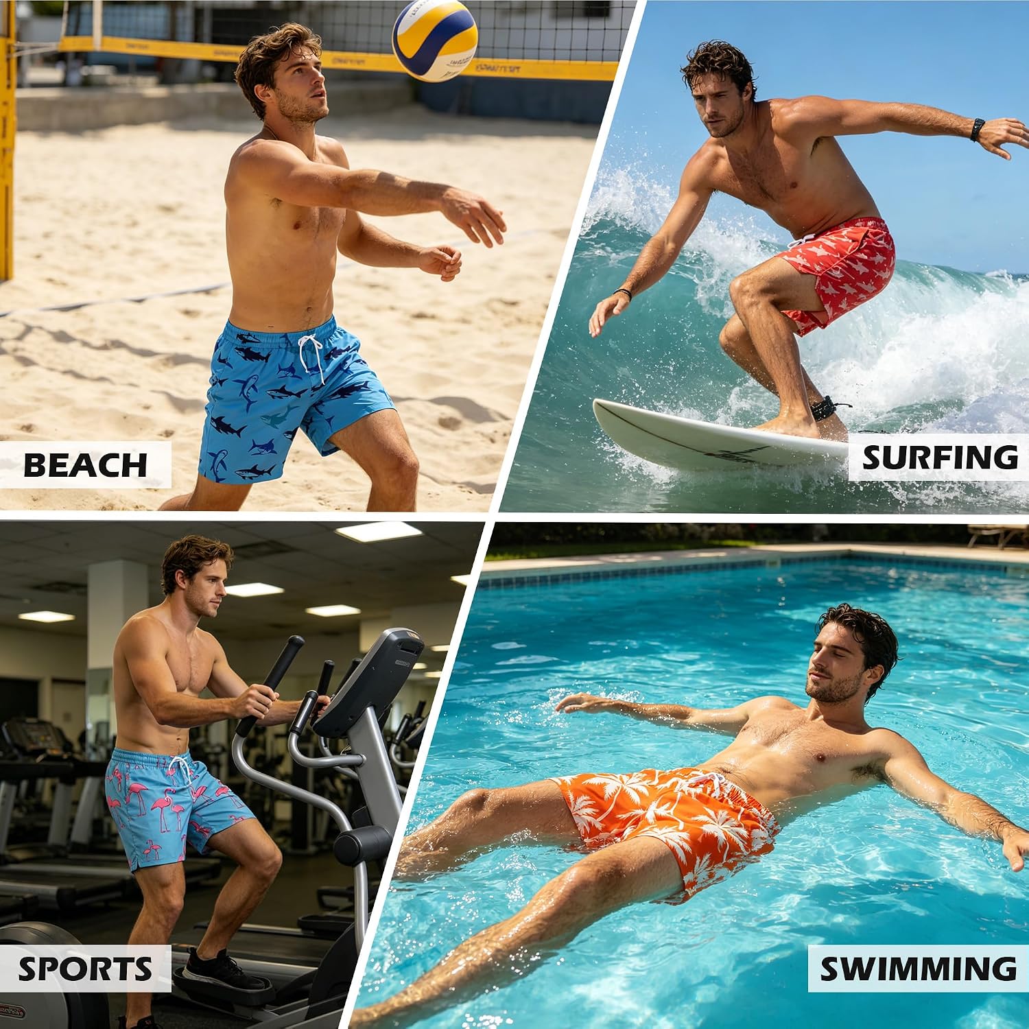 Thumbnail 1 de HomDesk Men's Swim Trunks Polyester