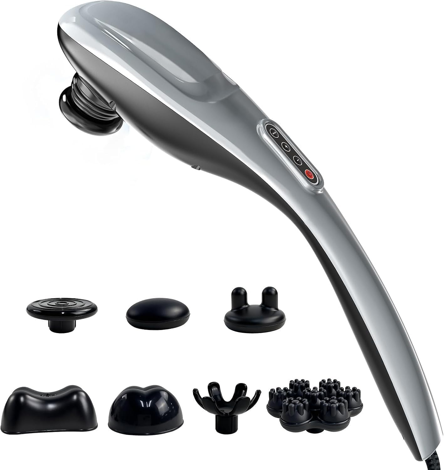 Detalle de MEGAWISE Handheld Massager Silver Grey