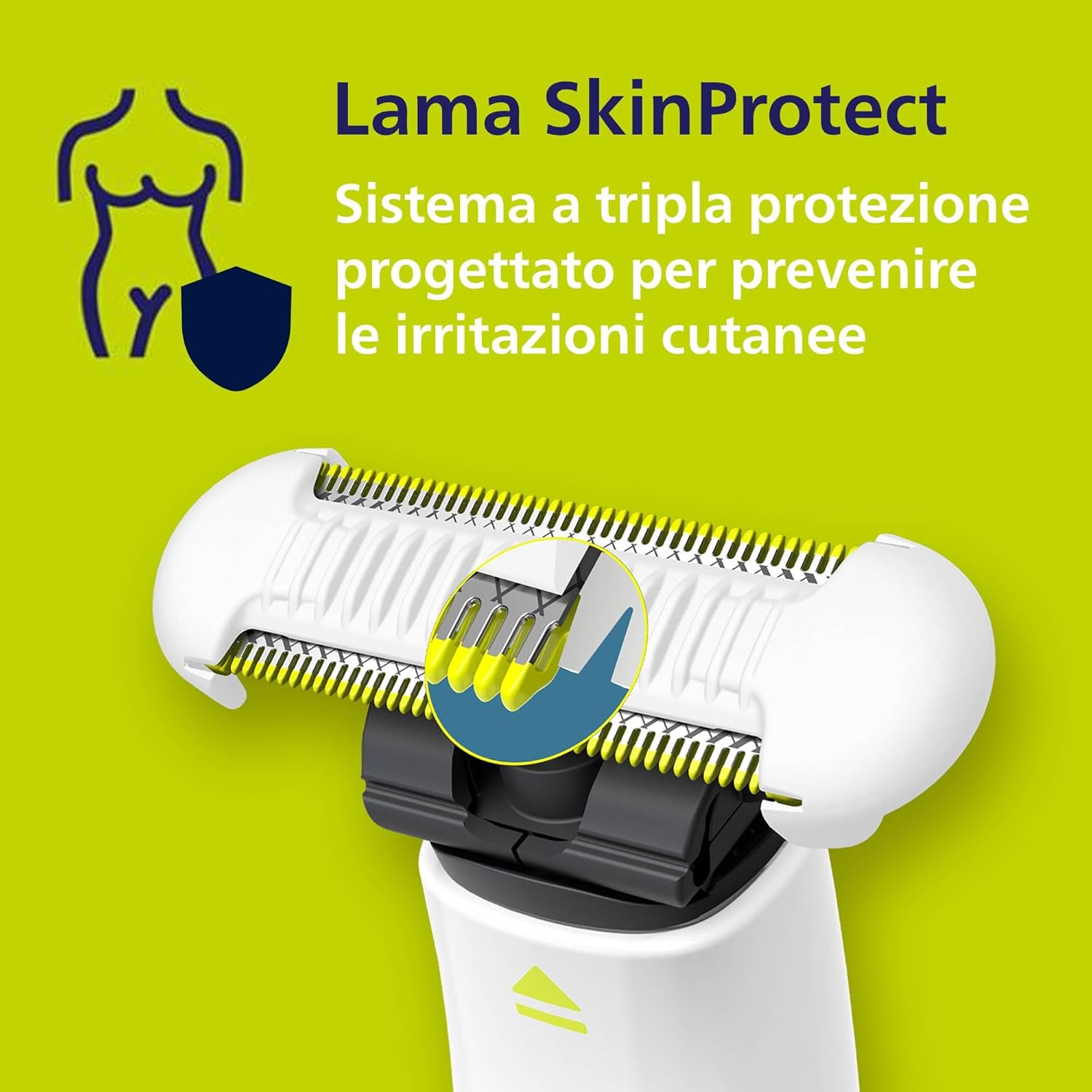 Thumbnail 6 de Philips OneBlade Intimate QP1924/28: rasatura precisa e cura delicata per zone sensibili