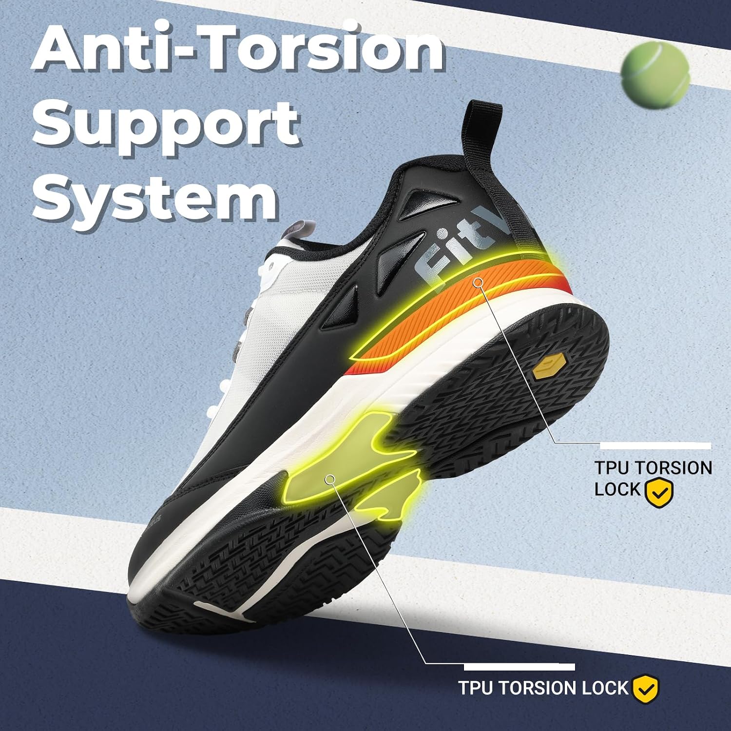 Detalle 2 de FitVille Wide Tennis Shoes