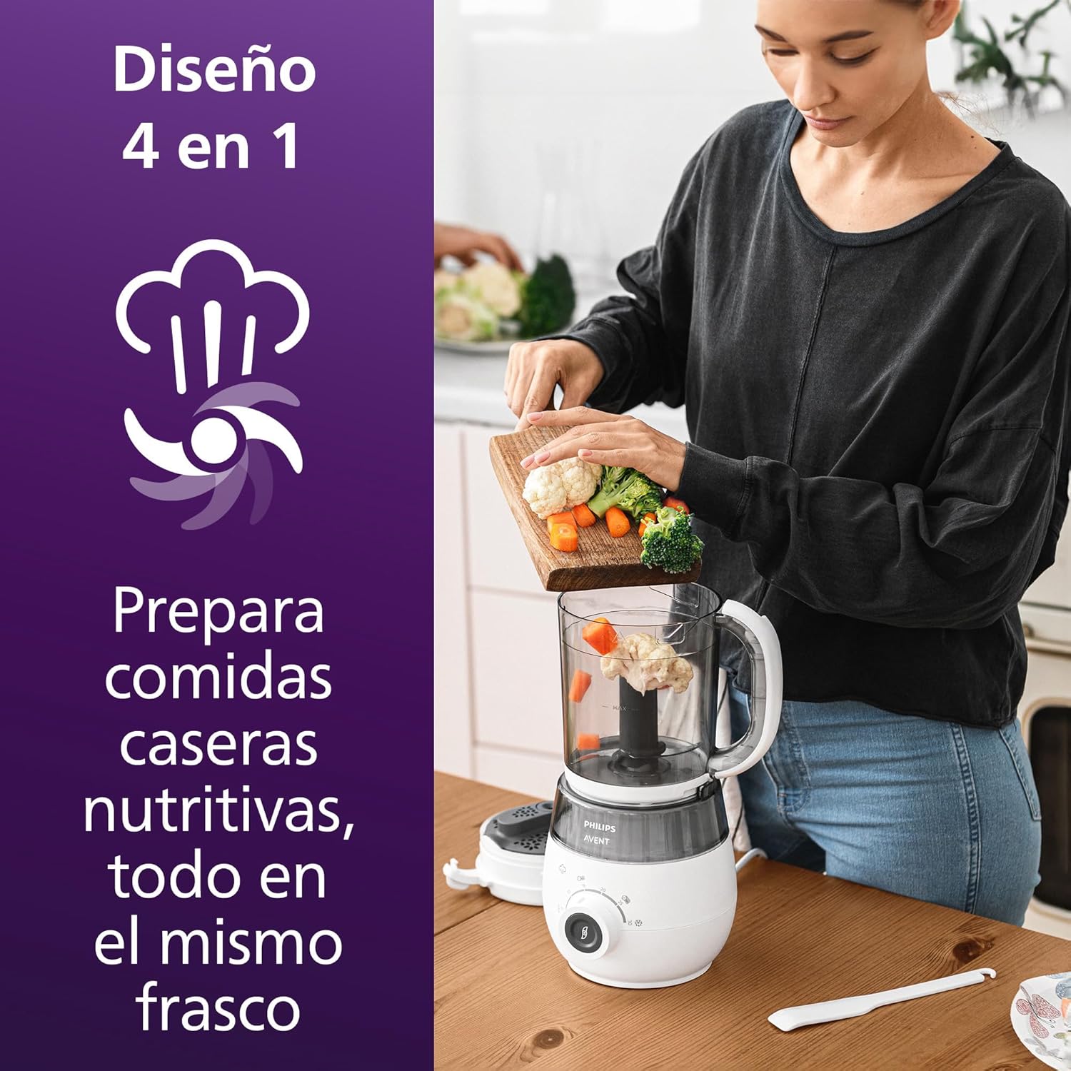 Detalle 2 de Philips Avent SCF883/20 robot 4 en 1 para bebés