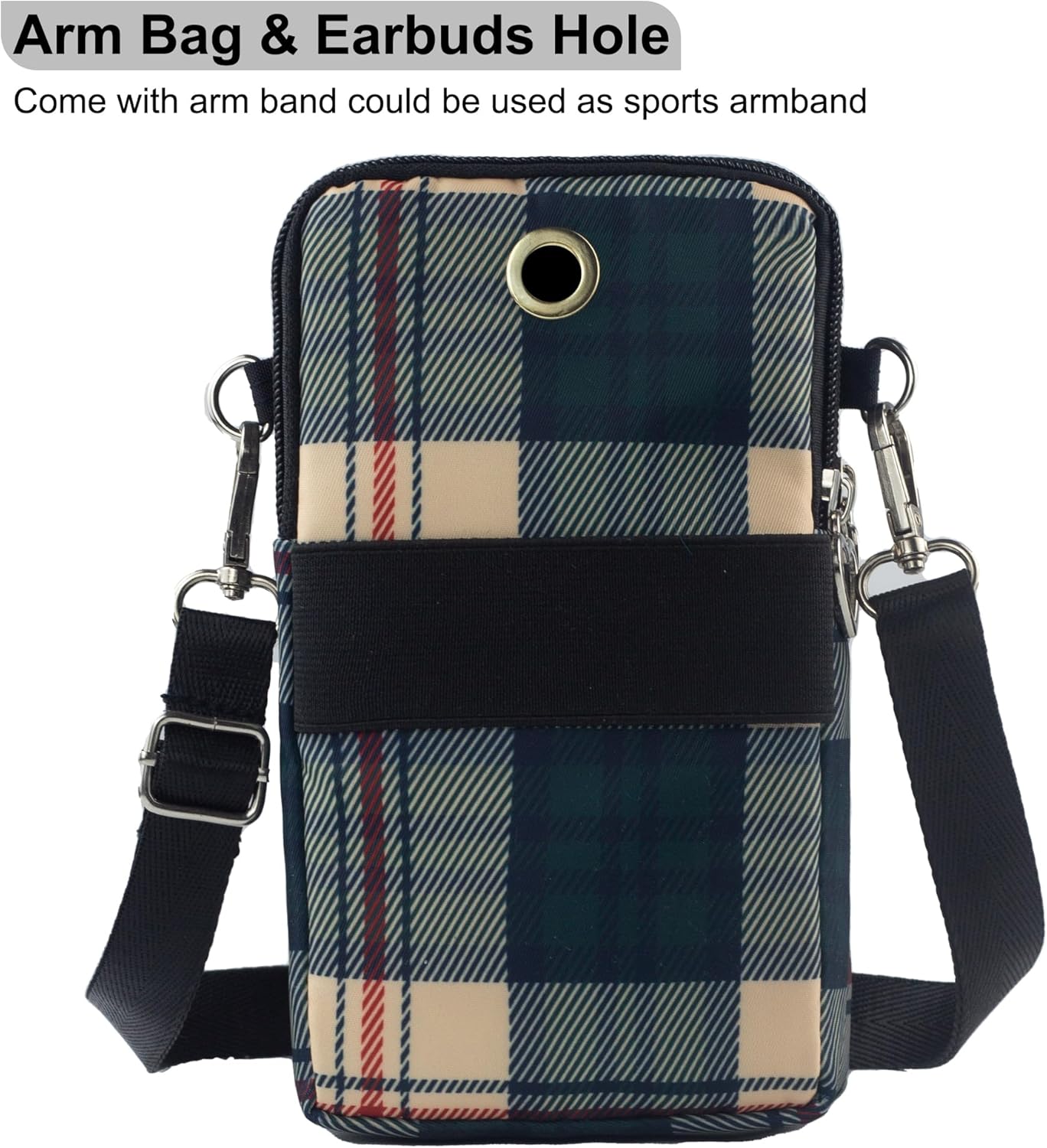 Thumbnail 5 de JANKS Damen-Umhängetasche mit Handy-Portemonnaie – Mini Crossbody Bag für Smartphones bis 6,7 Zoll