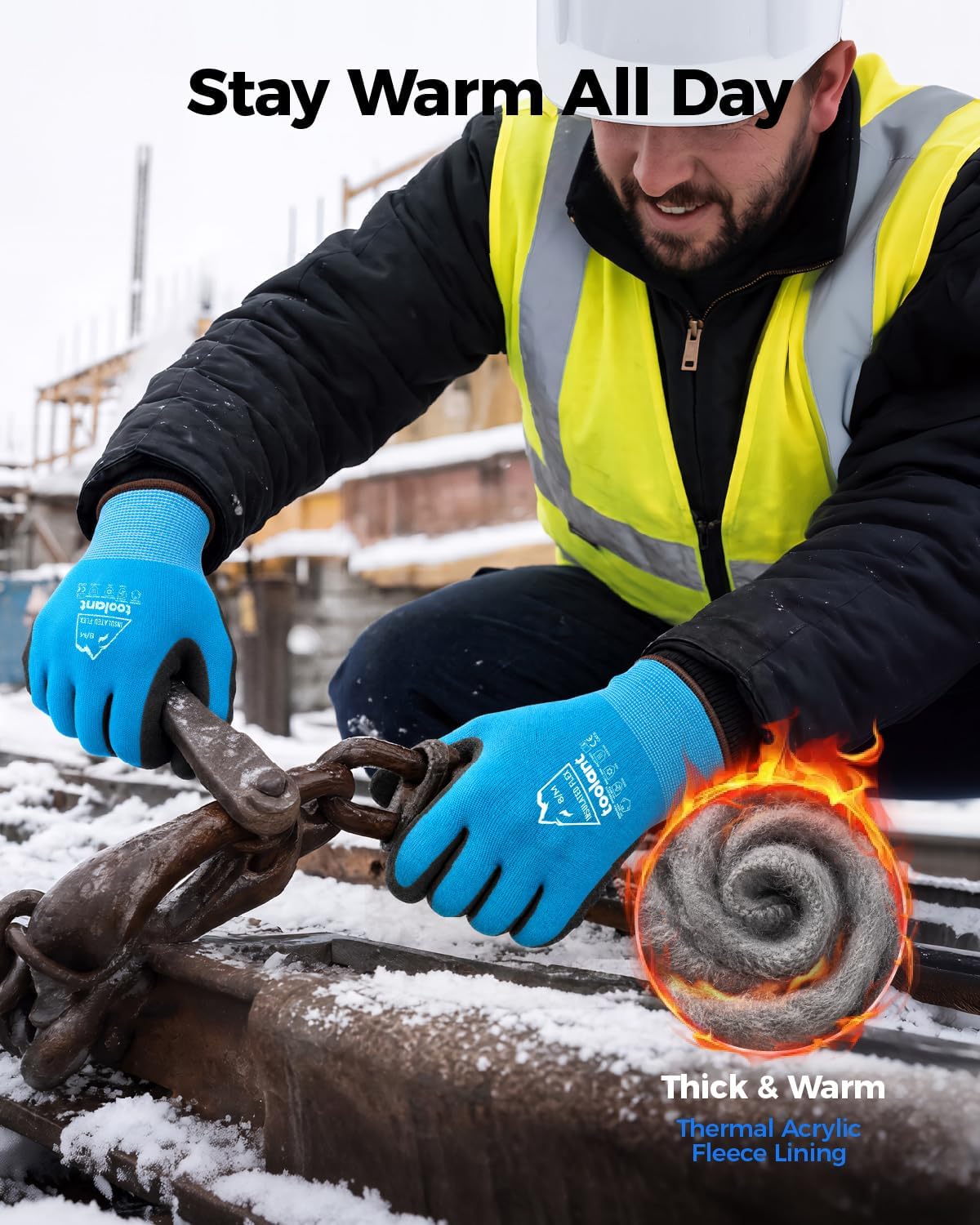 Detalle de Toolant Winter Work Gloves, Size L