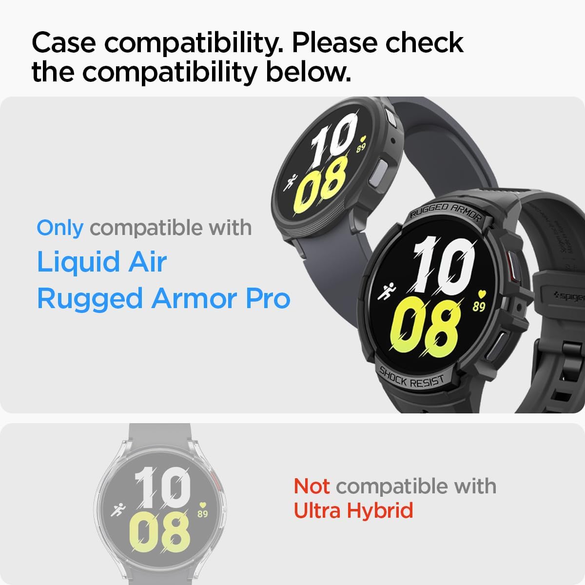 Thumbnail 2 de Spigen Glas.tR EZ Fit Protector Pantalla Samsung Galaxy Watch