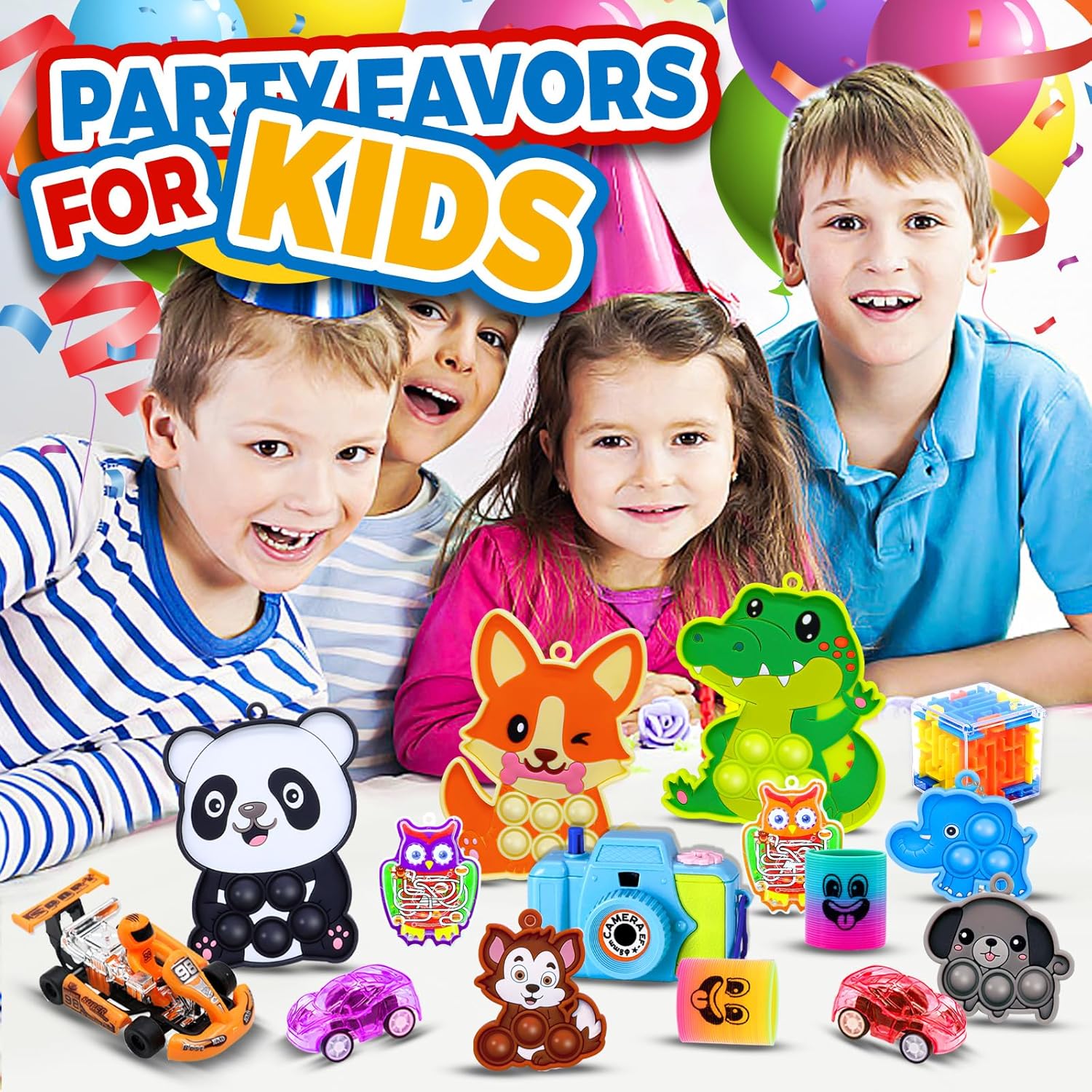 Thumbnail 5 de Olganicor 350 PCS Party Favors for Kids: Fidget Toys Bulk & Easter Egg Fillers