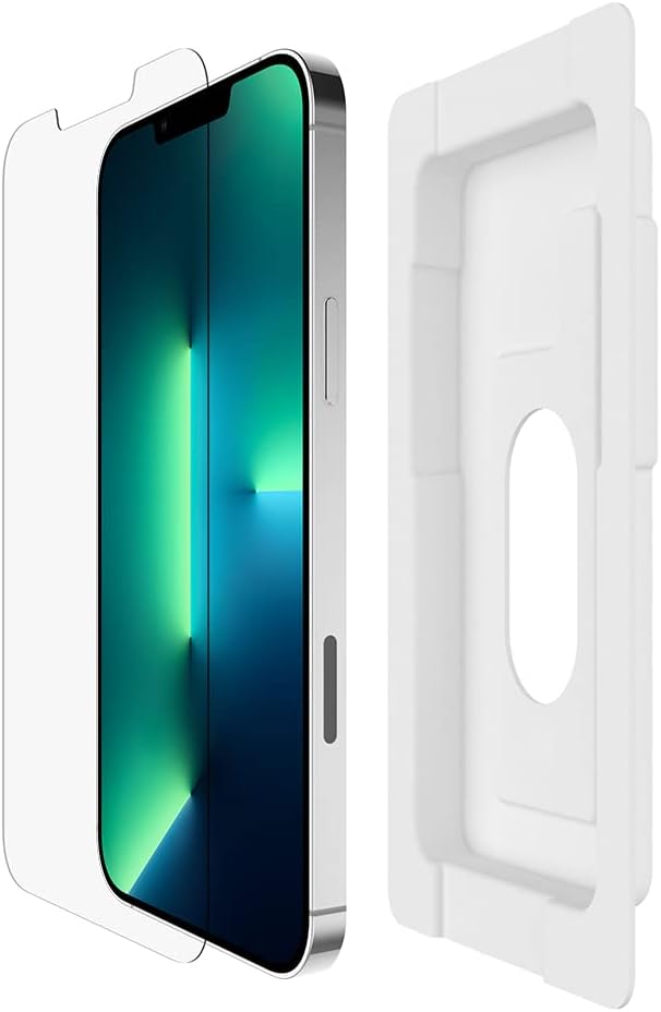 Detalle de Belkin OVA070zz iPhone 14 Plus/13 Pro Max用 強化ガラスフィルム 0.33mm・抗菌・9H