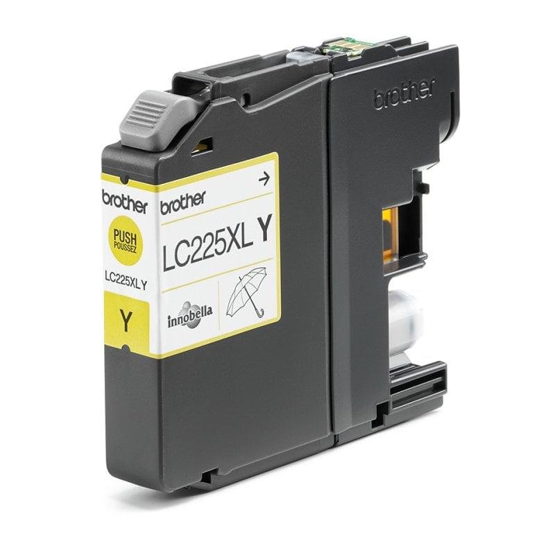Detalle 2 de Cartucho de tinta Brother LC225XLY amarillo (pack individual) 1200 páginas