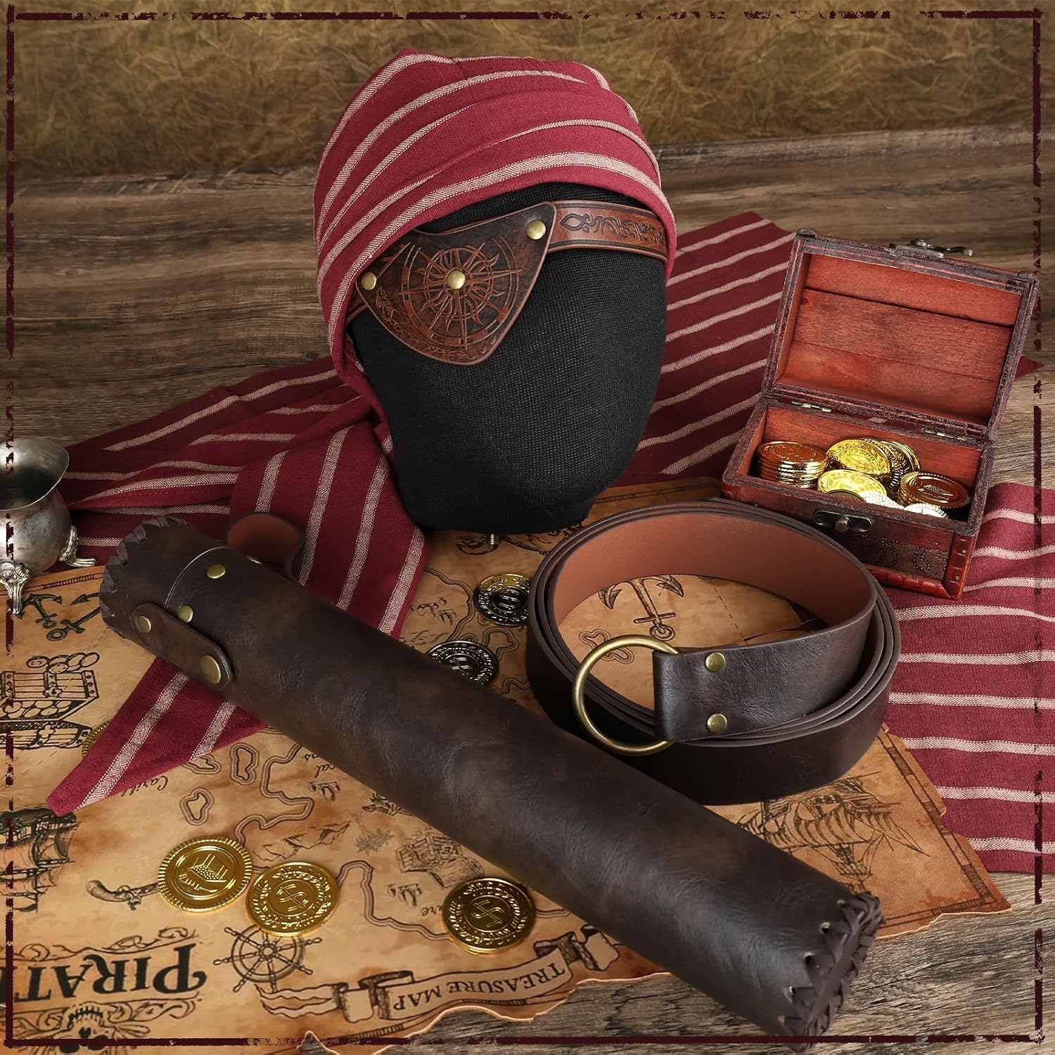 Thumbnail 4 de HiiFeuer Piratenkostüm Mittelalter