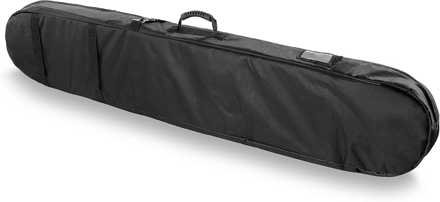 Detalle de Black Crevice Borsa da snowboard con scomparto per scarpe, nero/argento – 35 litri (170 x 26 x 8 cm)