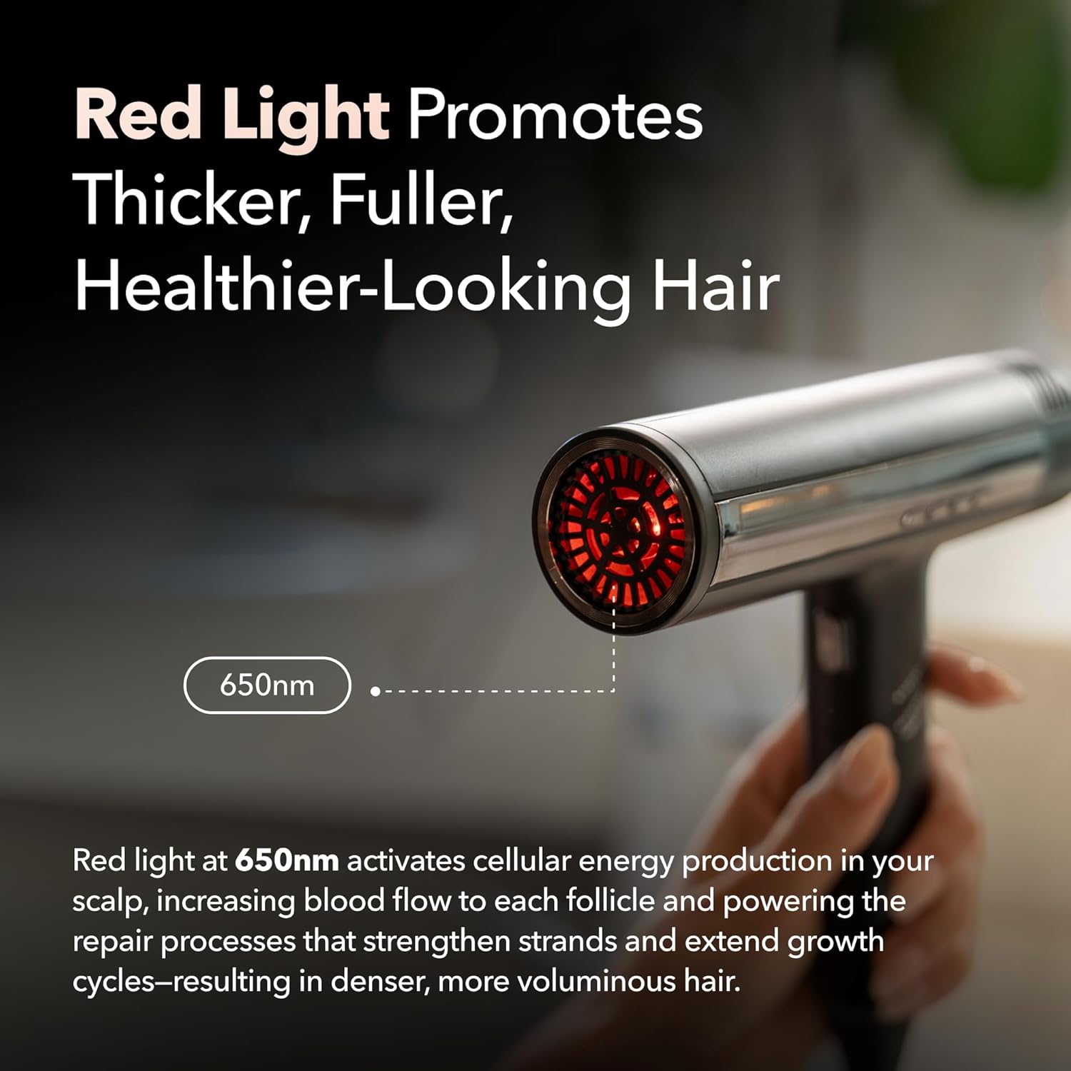 Thumbnail 3 de SRILabs DryQ “Smart” Hair Dryer with Infrared & Ionic Technology (Foldable, Magnetic Attachments)