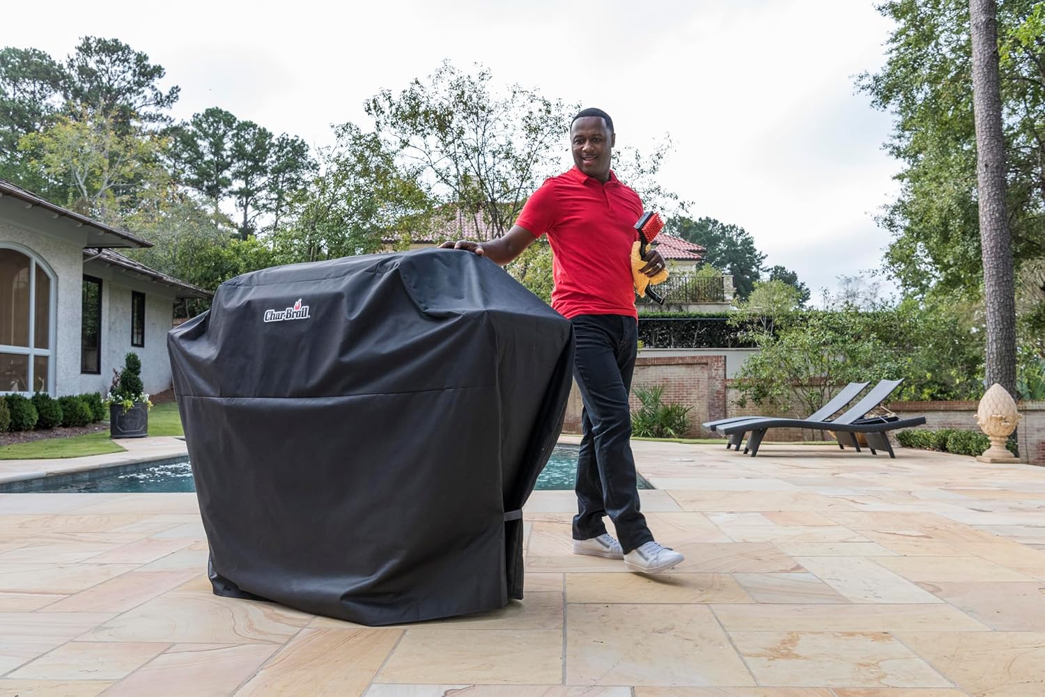 Thumbnail 3 de Char-Broil 140 766 Housse grill 3-4 brûleurs noir