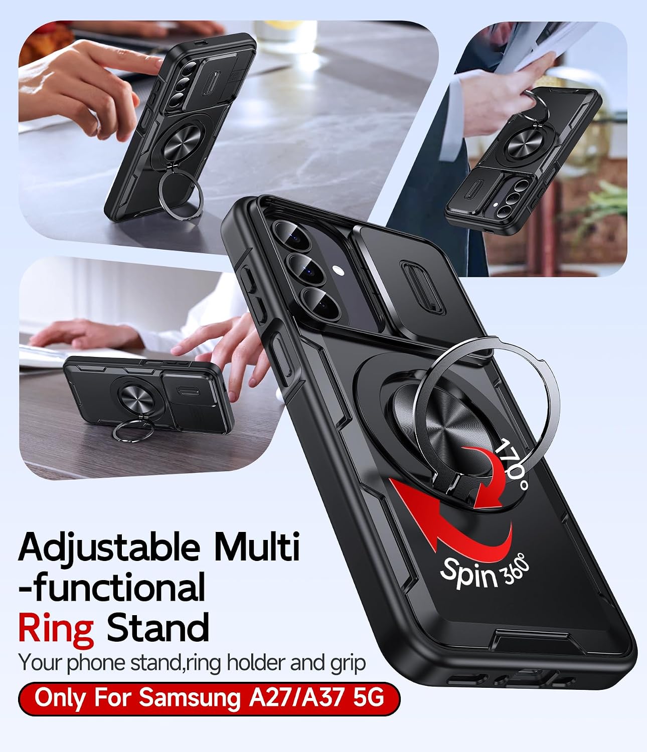 Detalle de LeYi Phone Case for Galaxy A37/A27