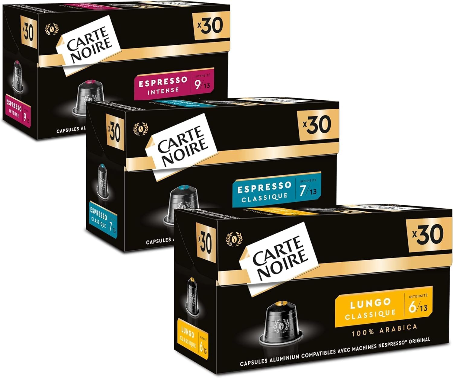 Detalle de CARTE NOIRE Assortiment 90 Capsules