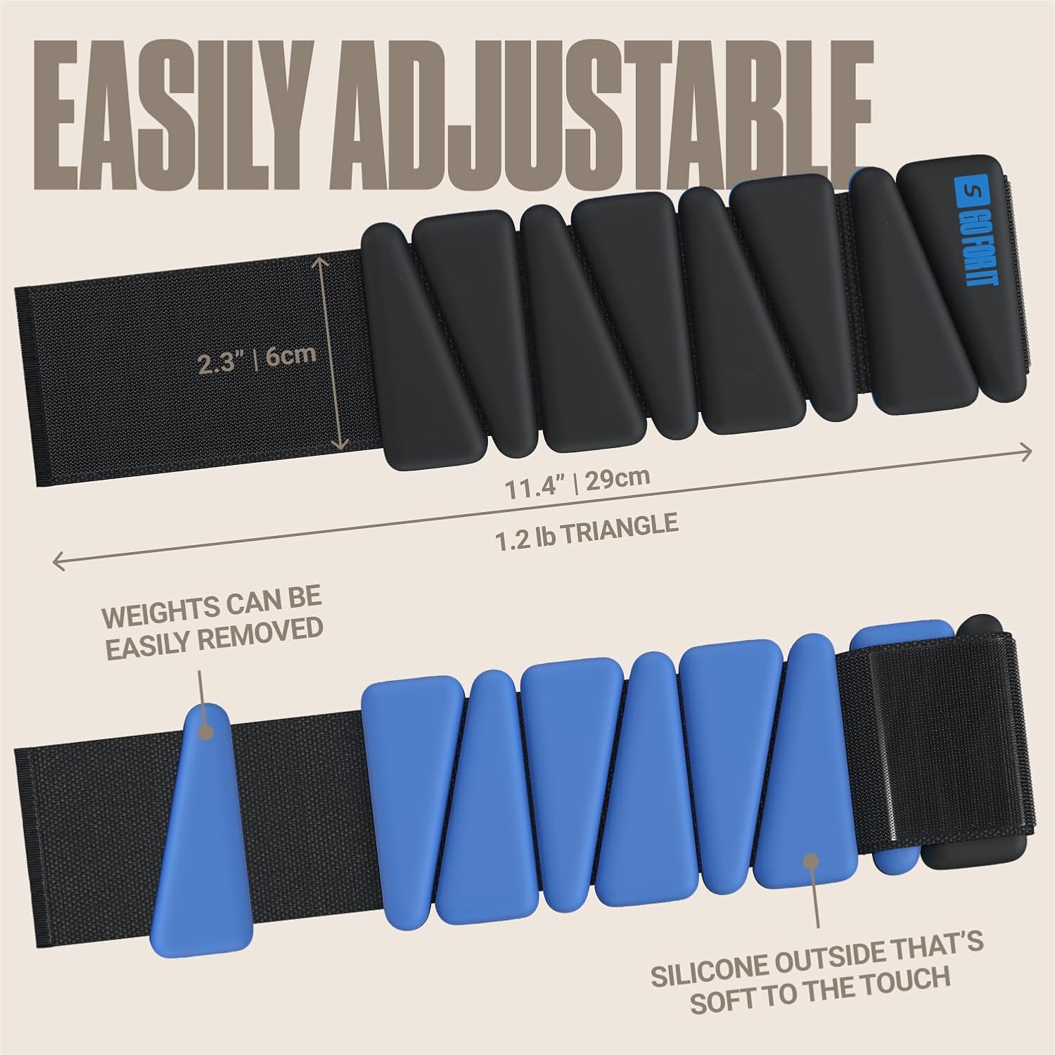 Thumbnail 3 de SPORTBIT Wrist and Ankle Weights 1 lb set