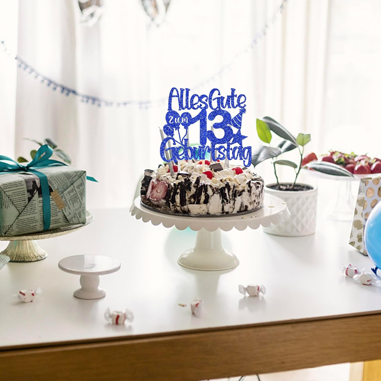 Thumbnail 3 de SYKYCTCY Tortendeko 13. Geburtstag mit 13