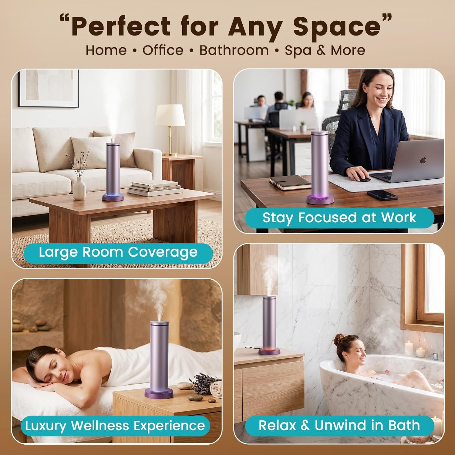 Thumbnail 6 de Ziweo Waterless Essential Oil Diffuser, 2,000 Sq. Ft.