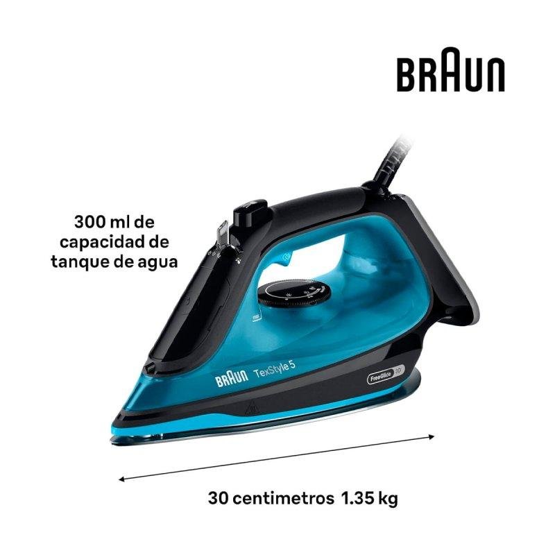 Detalle 2 de Braun SI5256BL: Plancha de Vapor 2600 W con Suela SuperCeramic y FreeGlide 3D