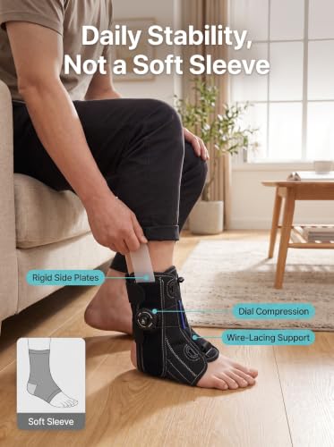 Detalle 2 de KNEEBRIGHT ABF1 Ankle Brace with Rigid Side Stabilizers