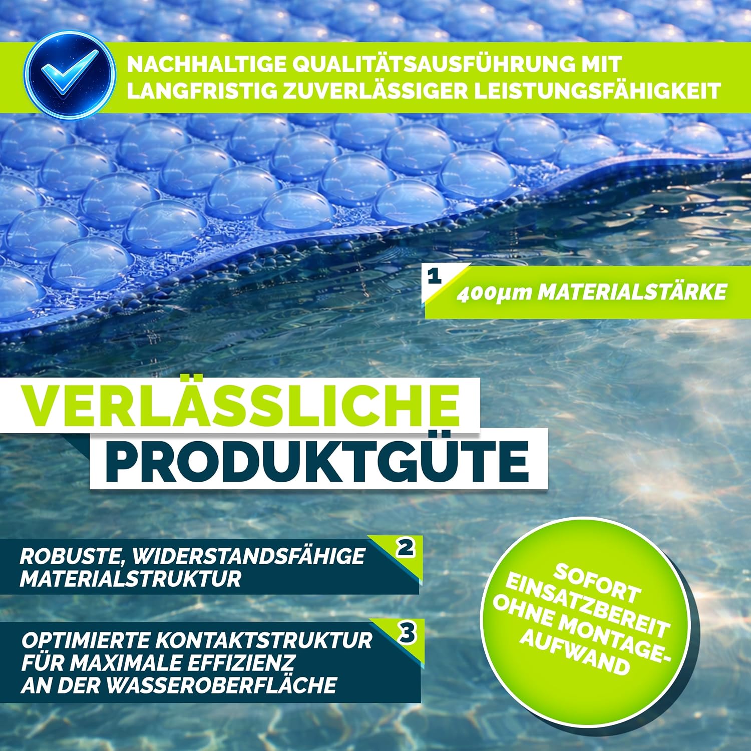 Thumbnail 4 de tillvex Premium Pool Solarplane 800x400 cm