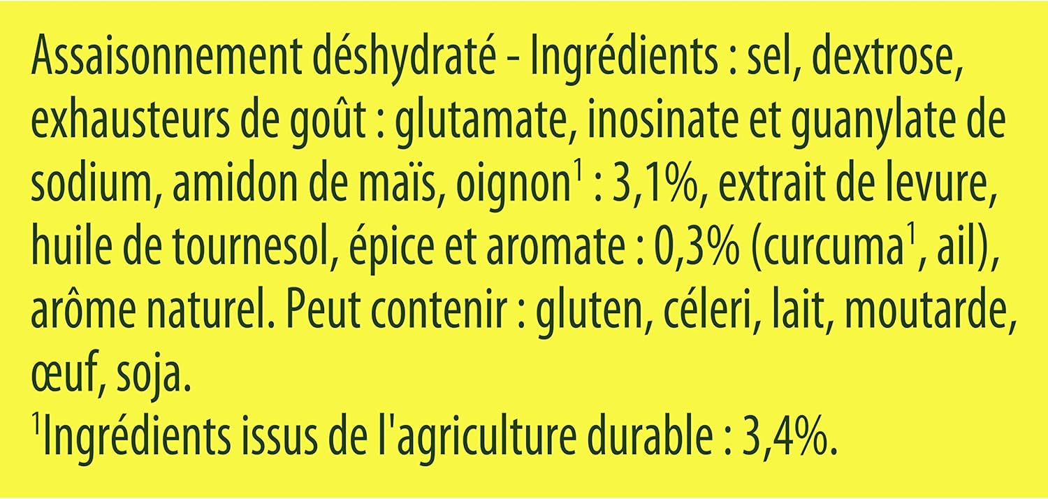 Detalle de Knorr Aromat Recharge en Poudre 90 g x 13 sachets – Assaisonnement sans colorant ni conservateur