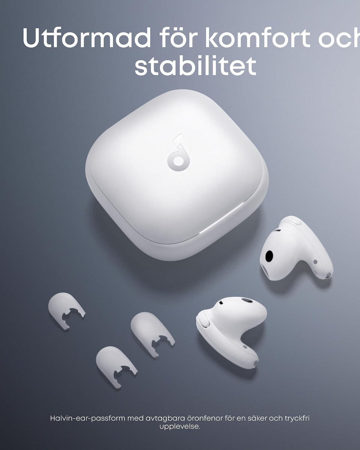 Detalle de Soundcore Liberty Buds D1200 – semi-in-ear-hörlurar med adaptiv ANC