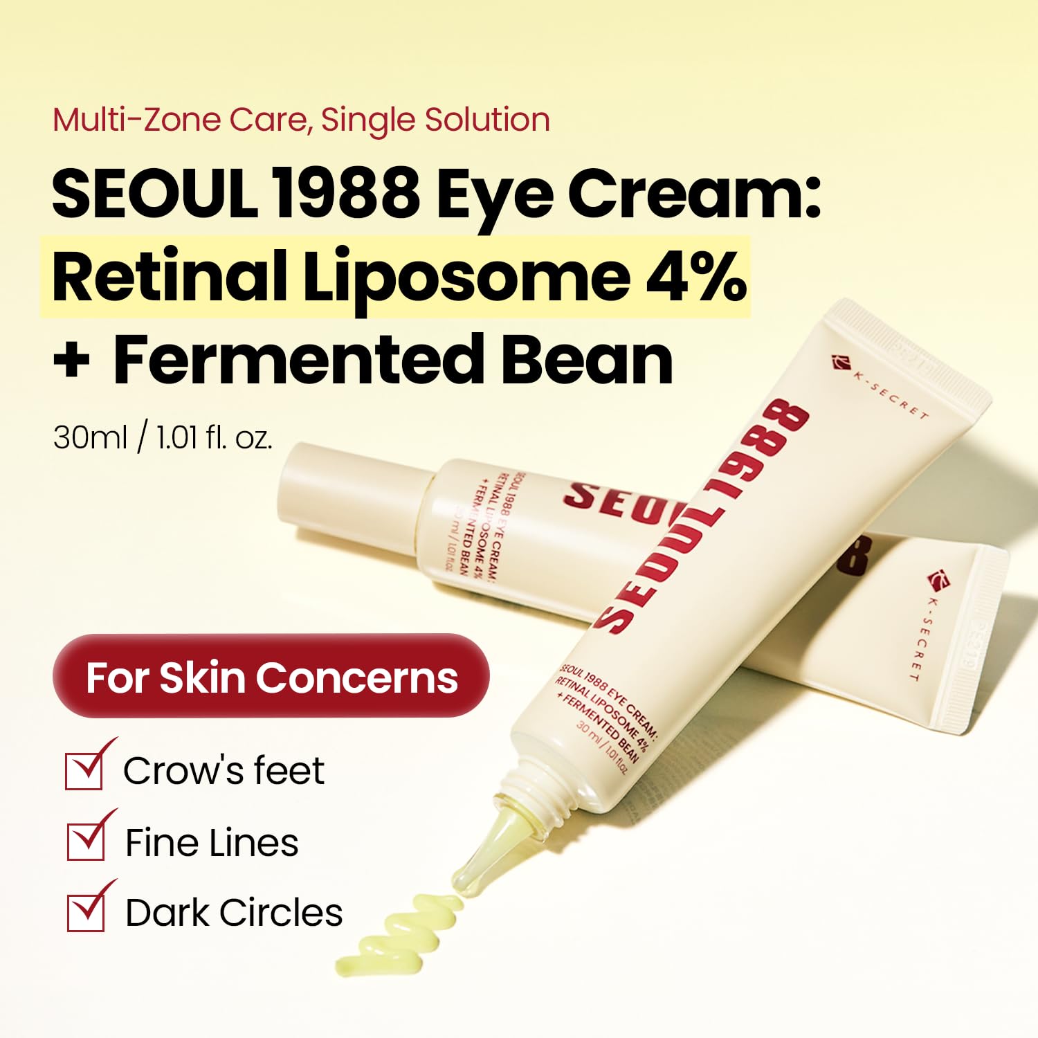 Thumbnail 1 de K-SECRET SEOUL 1988 Retinal Eye Cream with Retinal Liposome 4%