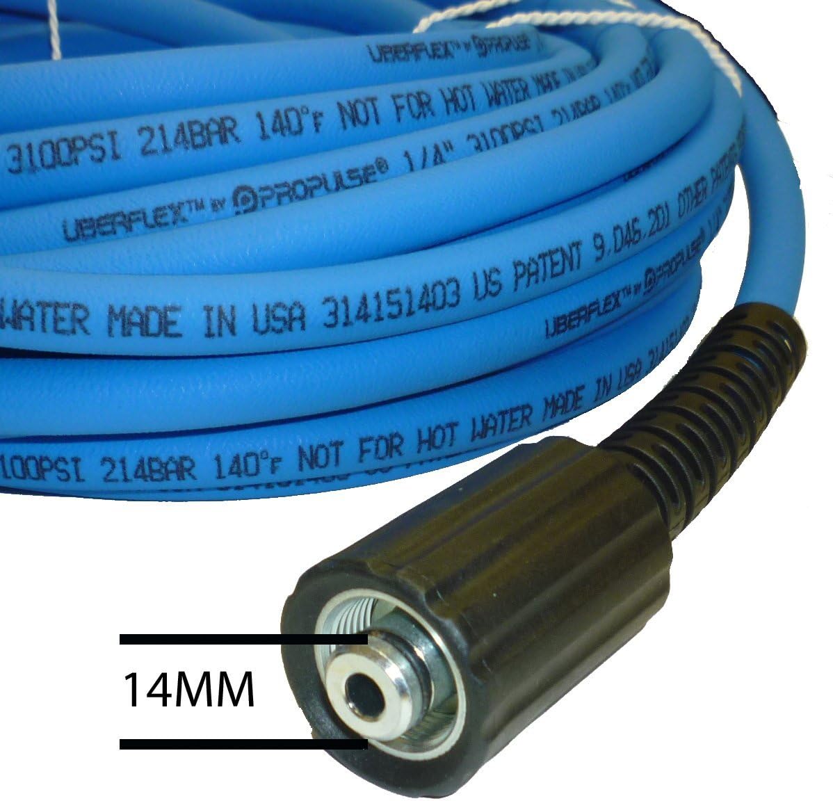 Detalle de ProPulse UBERFLEX – wąż do myjki ciśnieniowej 1/4" x 25', 3100 PSI