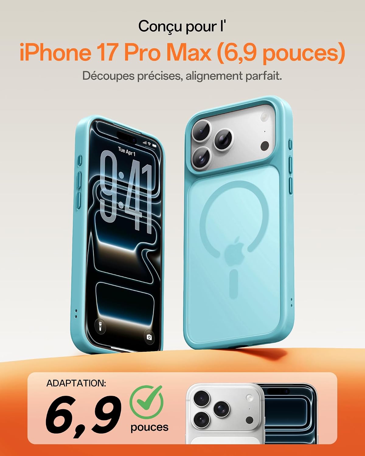 Thumbnail 1 de UNBREAKcable Coque Magnétique iPhone 17 Pro Max 6,9
