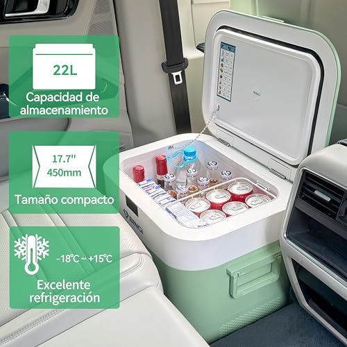 Thumbnail 1 de BINGI Nevera Portátil Eléctrica 22L: frigorífico y congelador compacto para coche, camping y casa