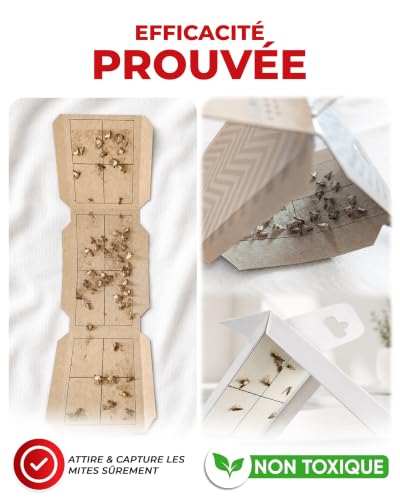 Thumbnail 6 de PIC Piège Mites Textiles – Lot de 8 pièges à phéromones non toxiques pour armoires et placards