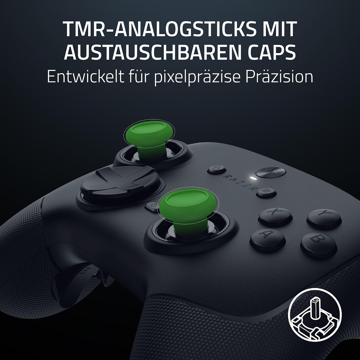 Detalle de Razer Wolverine V3 Pro 8K PC – Kabelloser E-Sport-Controller für den PC