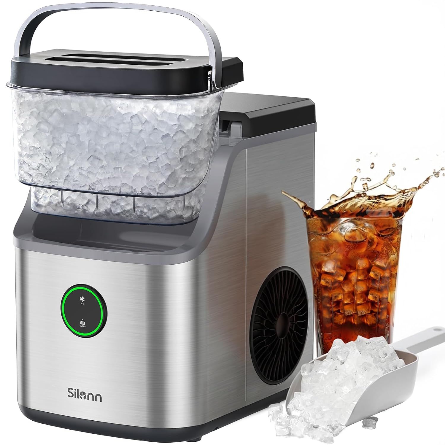 Detalle de Silonn Nugget Ice Maker with 33 lb Daily Output