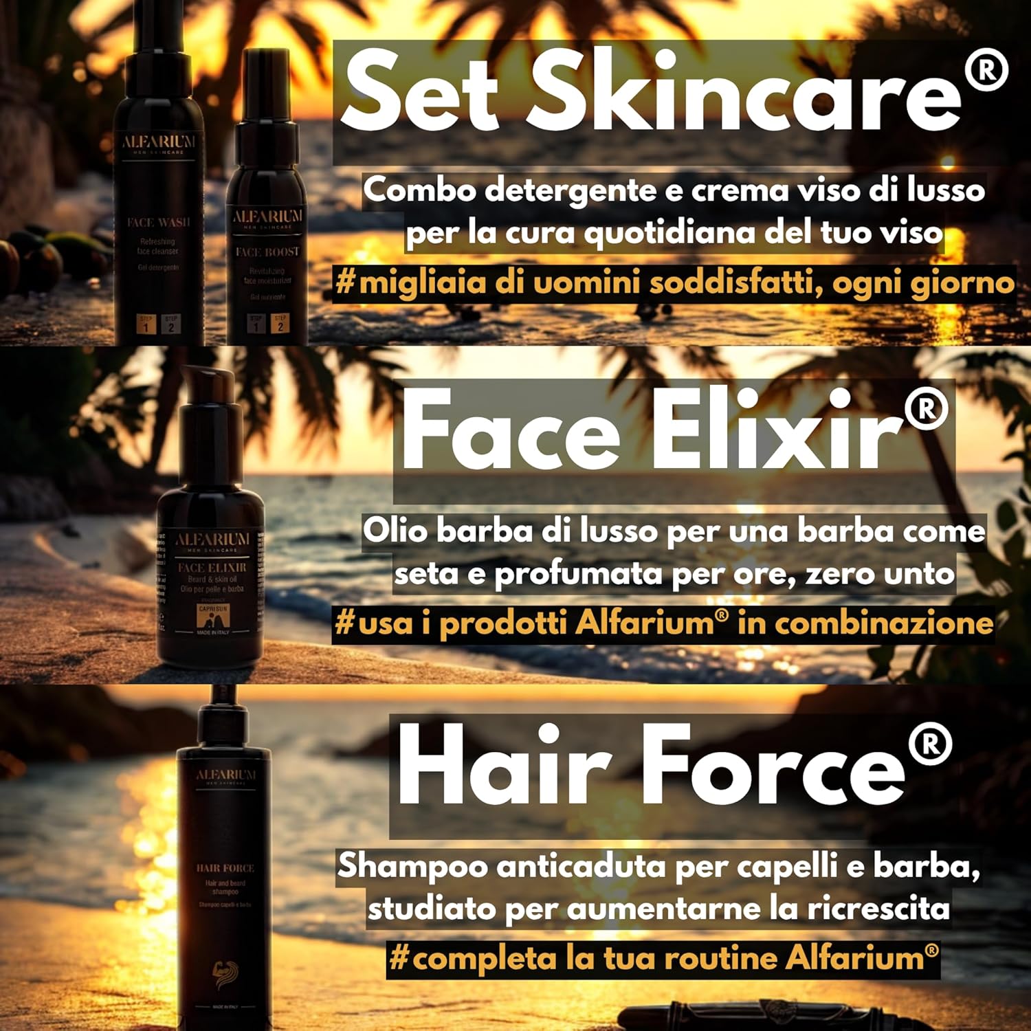 Thumbnail 6 de Alfarium Olio Barba Uomo & Balsamo Barba con Retinolo e Oli Naturali – Morbidezza leggera, pelle confortevole