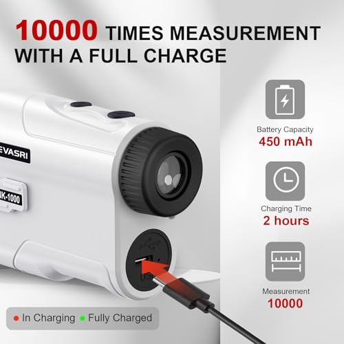 Thumbnail 6 de REVASRI Golf Rangefinder with Slope, Pin Lock Vibration and Rechargeable Battery