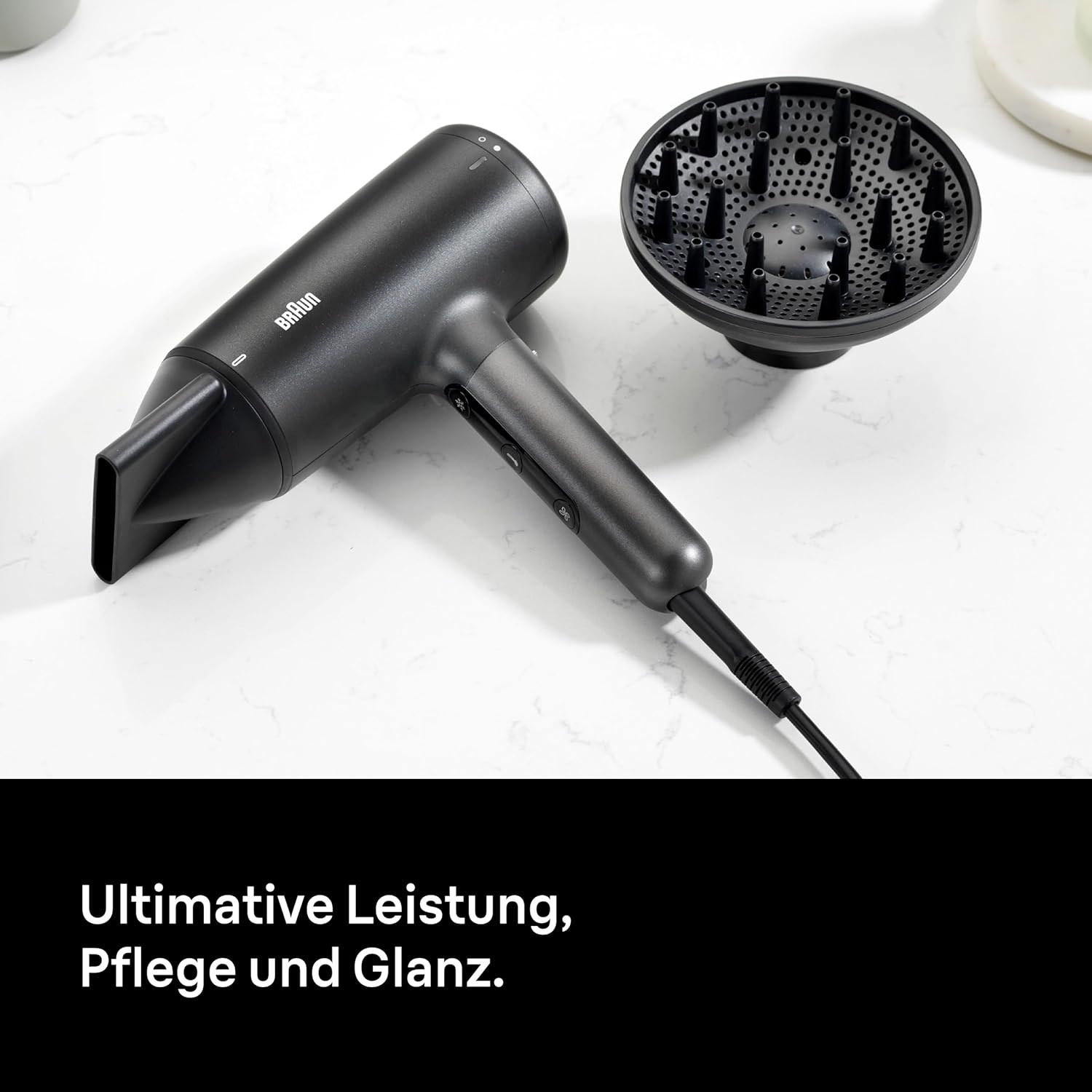 Detalle 2 de Braun HD4.2 Haartrockner 2100W – Profi‑Föhn