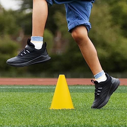 Thumbnail 1 de DREAM PAIRS Waterproof Boys Fashion Trainers, All Black, 2 Big Kid