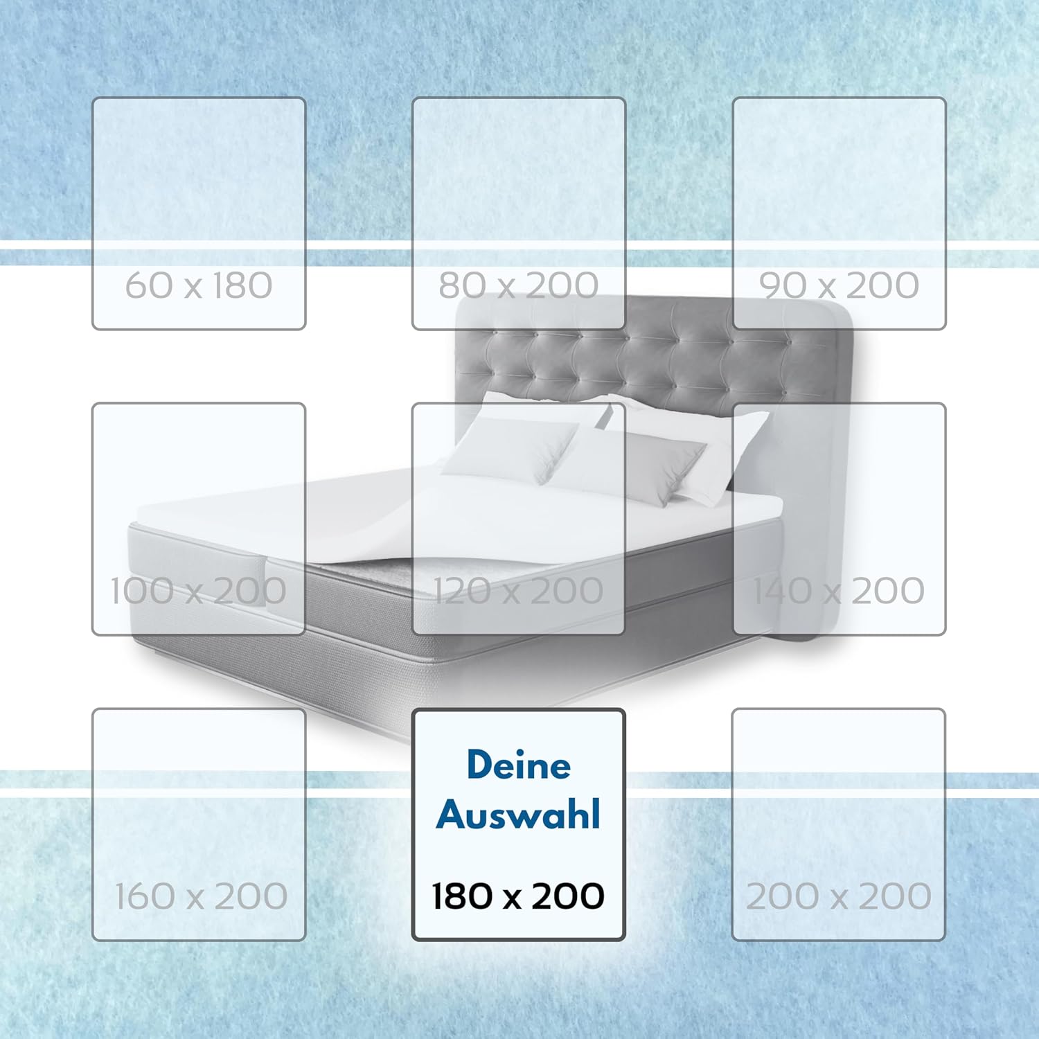 Detalle 2 de Topper Stopper Antirutschmatte 180 x 200