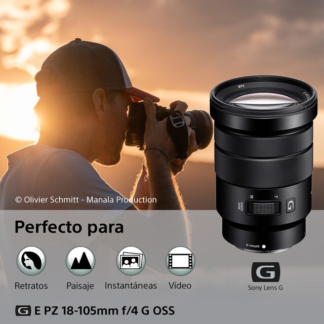 Thumbnail 1 de Sony E PZ 18-105 mm F/4 G OSS Objetivo para montura E 📷