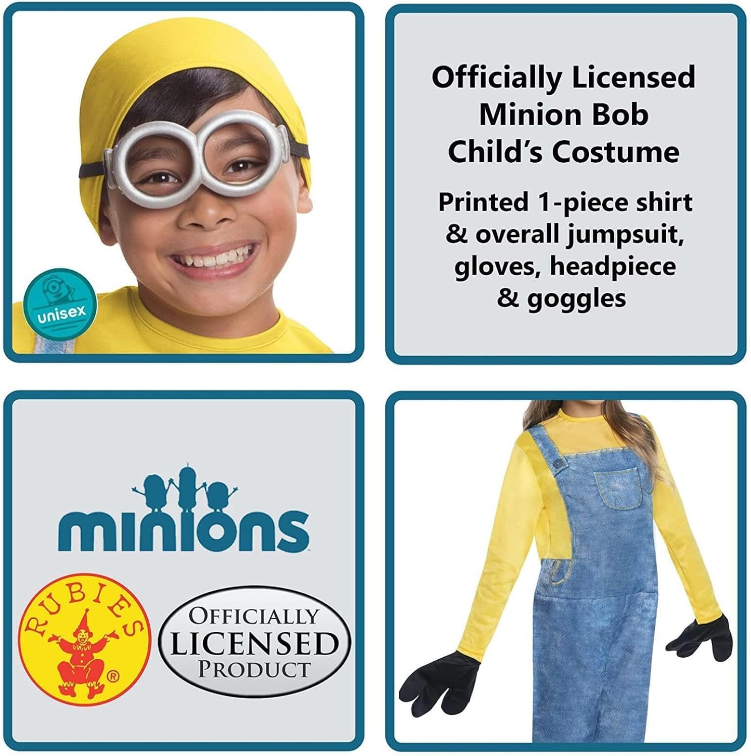 Detalle de Rubie's Minion Bob child costume 3 sizes