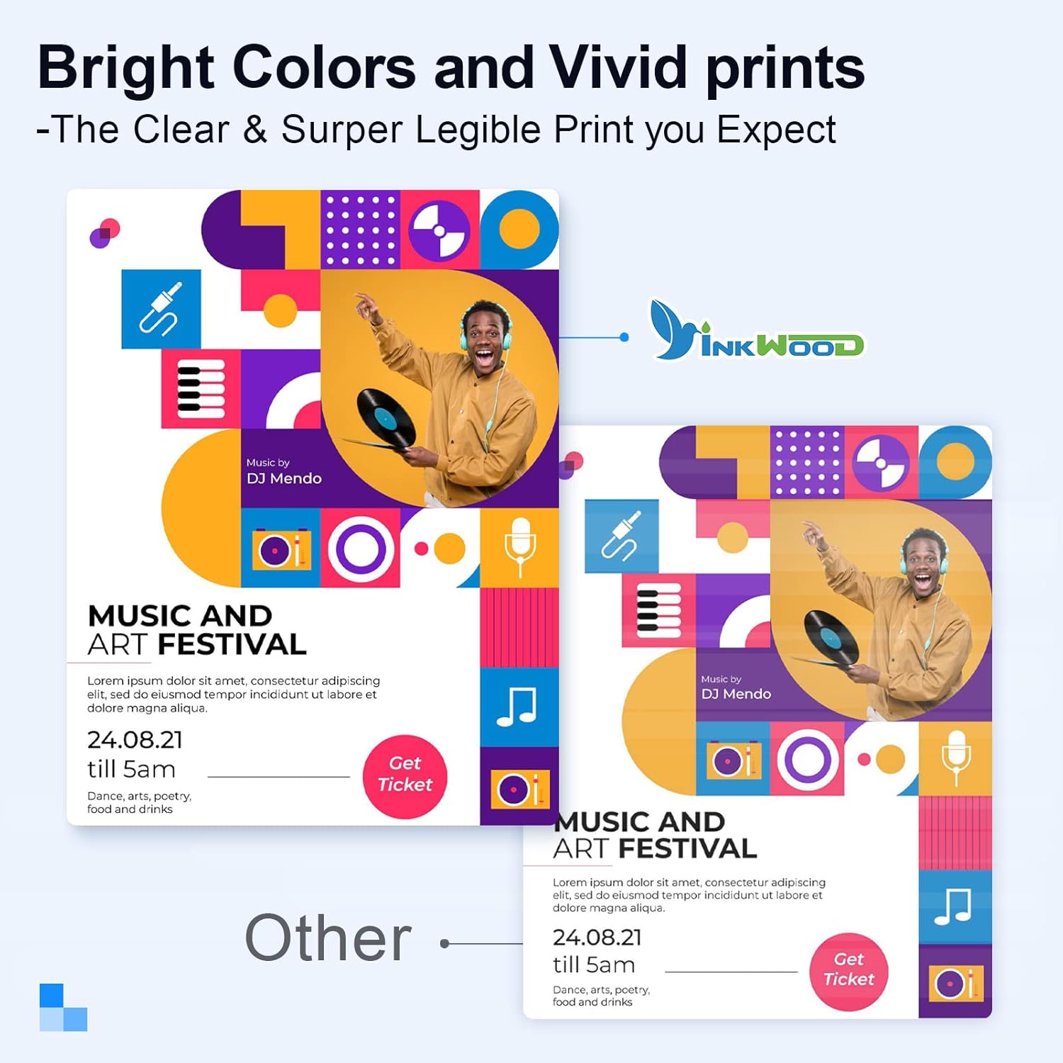 Thumbnail 5 de Inkwood PG-545XL Nero cartuccia compatibile per Canon 📄