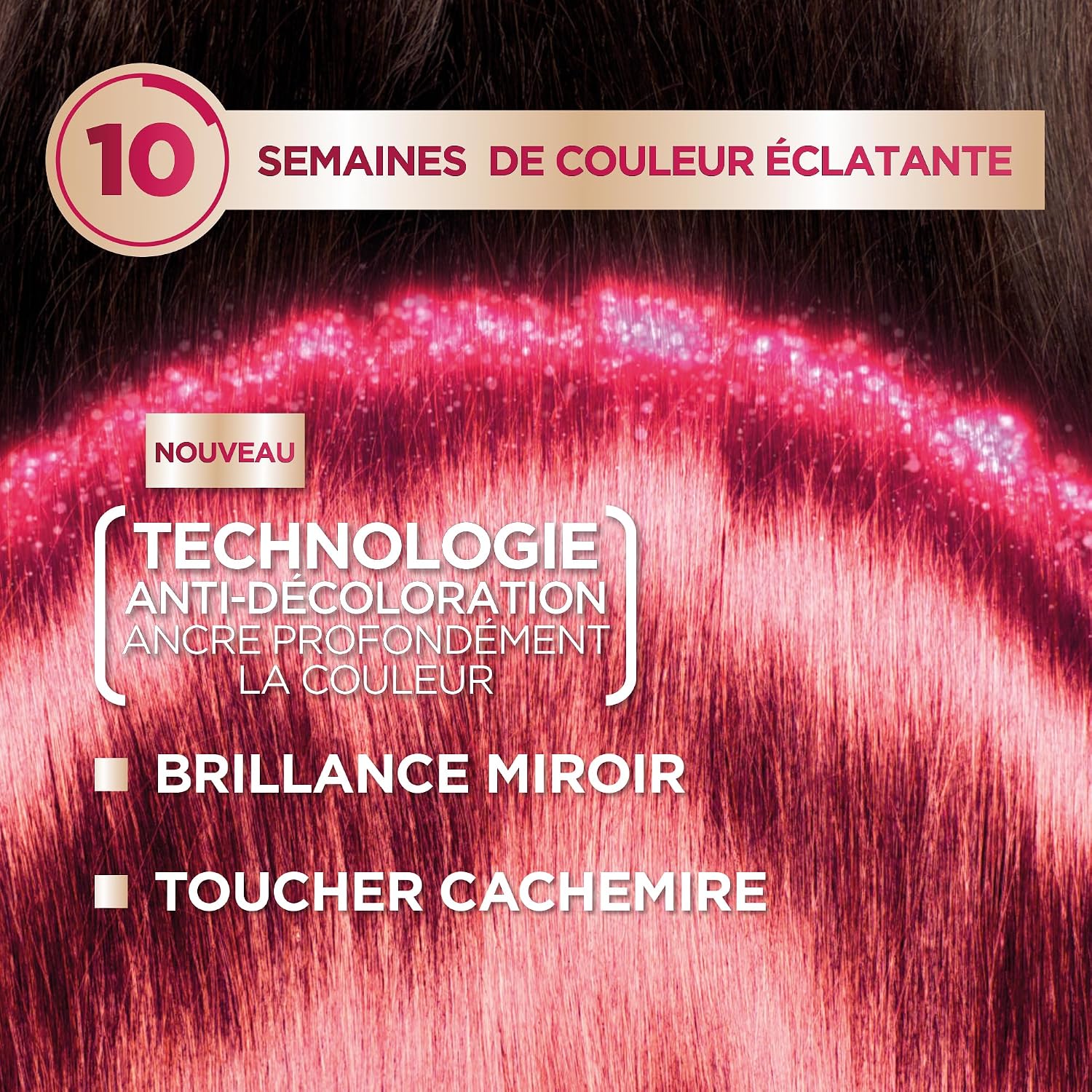 Detalle 1 de Garnier Color Sensation permanente crèmekleuring, zwart 1.0 met plantaardige keratine