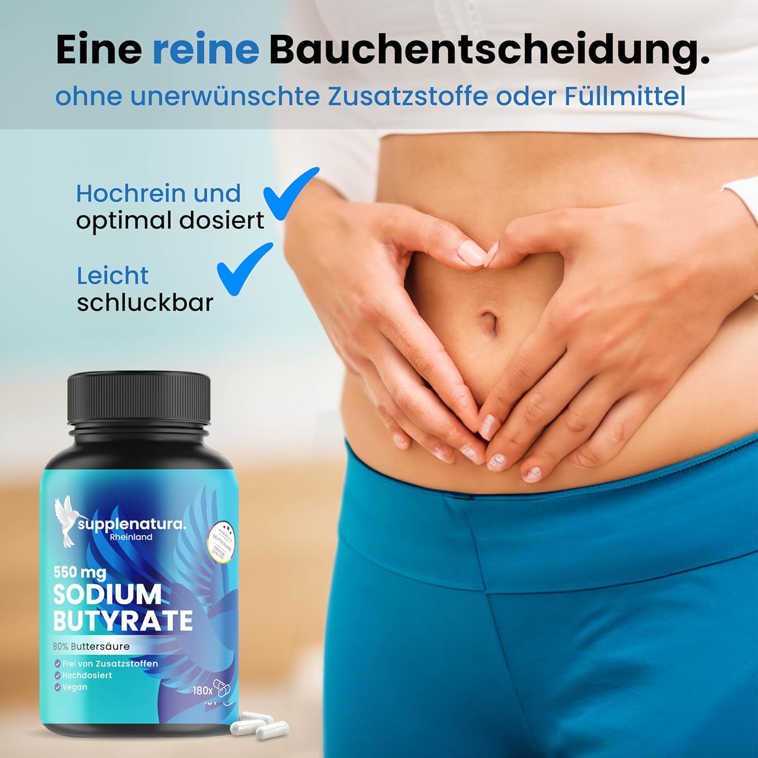 Detalle de supplenatura Butyrate Kapseln 180 Stück